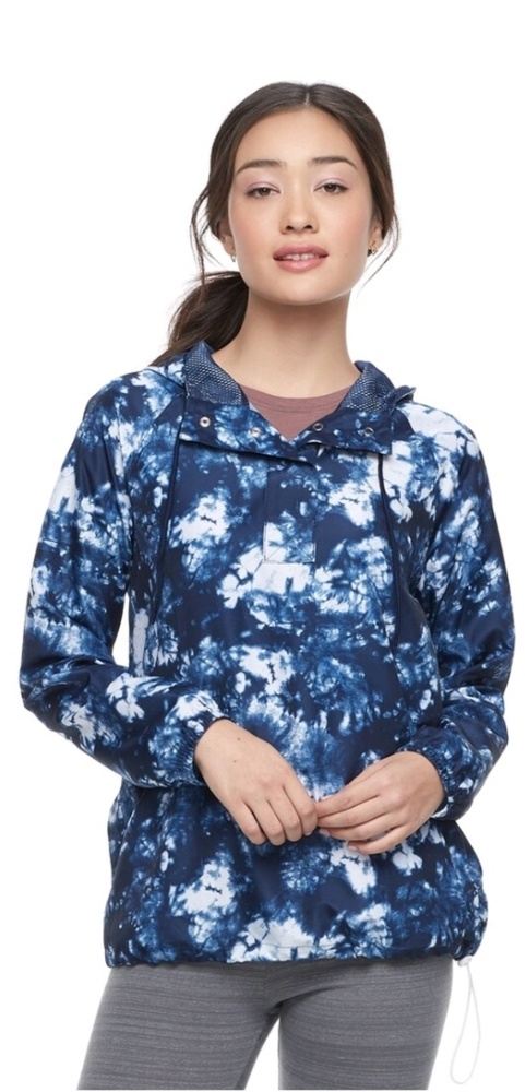 Hooded graphic windbreaker Jacket